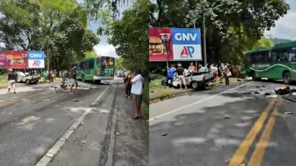 Grave acidente na Rio-Santos, em Angra dos Reis, tem informação de vítima fatal
